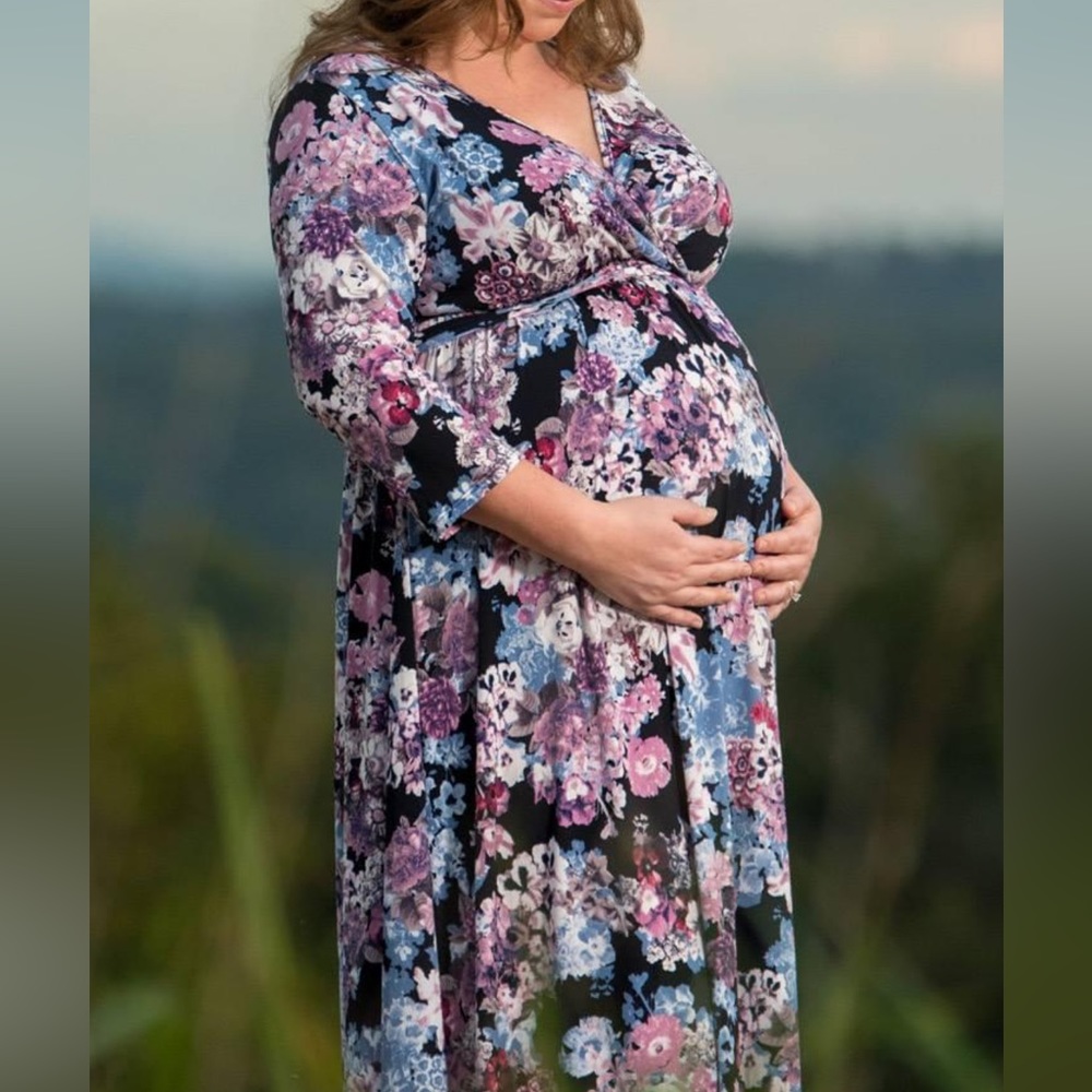 Pink Blush Maternity Maxi Dress